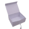 Le tissu BT a adapté la boîte aux besoins du client de papier plate de Flip Top String Ribbon Handle de boîte de cadeau de ruban de hardpaper de boîte-cadeau pliables de carton