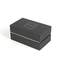 Boîte en carton d'huile essentielle de noir de CMYK avec le couvercle 2.5mm