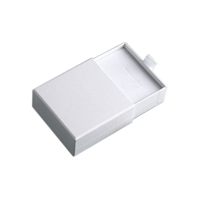 Boîte-cadeau coulissants de tiroir de la boîte 2mm de Gray Pink Velvet Magnetic Jewelry