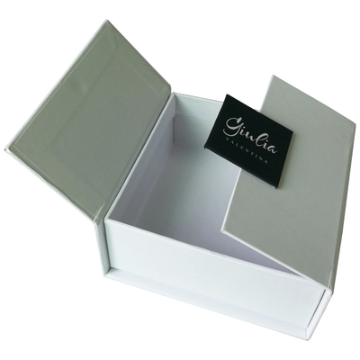 GV de estampillage chaud de boîte de 157g C2s Flip Top Magnetic Jewelry Packaging
