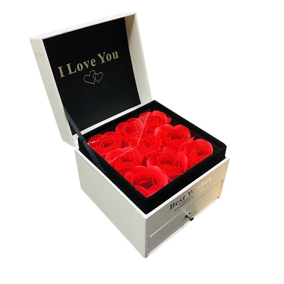 acheter La fleur de carton de tiroir enferme dans une boîte le boîte-cadeau de luxe de fleur d'impression offset online manufacture