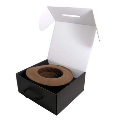 acheter GV dur ROHS Flip Top Gift Box de boîte-cadeau de poignée de gros-grain online manufacture