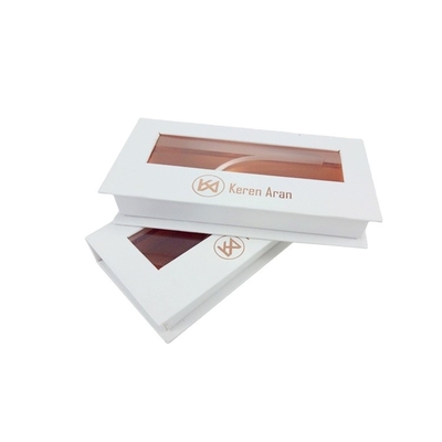 acheter Boîte 100% de papier imprimée d'Eco de conteneur de cil de faux de 3D 4C avec la fenêtre de PVC online manufacture