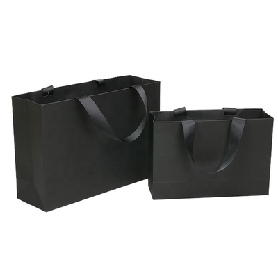 acheter B9 W9 a ridé le LOGO d'ODM imprimé noir de luxe de sacs de transporteur de papier online manufacture