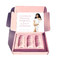Revêtement aqueux de Flip Cosmetic Packaging Paper Box de carton rose de pdf AI