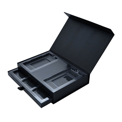 400G a enduit l'emballage de Flip Top Cosmetic Gift Box de la matte magnétique de crochet UV