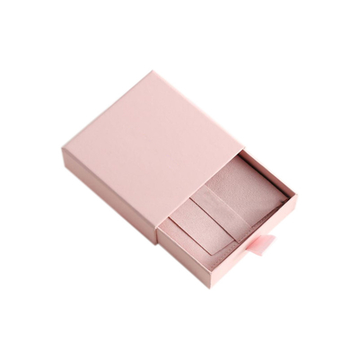Boîte à bijoux de luxe de papier de logo fait sur commande empaquetant la couleur 4C/Pantone