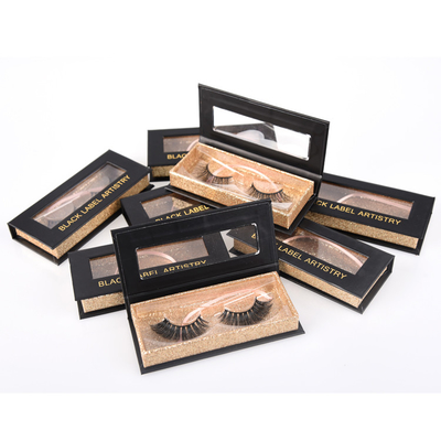 Impression magnétique de l'emballage CMYK 4C de carton de boîte de cil de GV ROHS