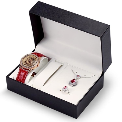Boîte-cadeau de empaquetage de carton de montre de f cannelure s'assemblant l'insertion