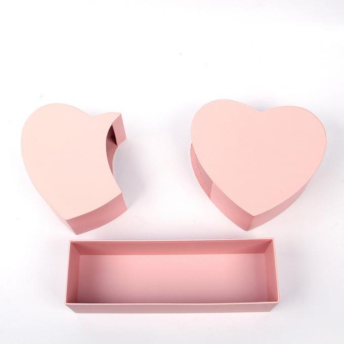 Pancific 400G a enduit la matte en forme de coeur de boîte-cadeau de carton UV 2