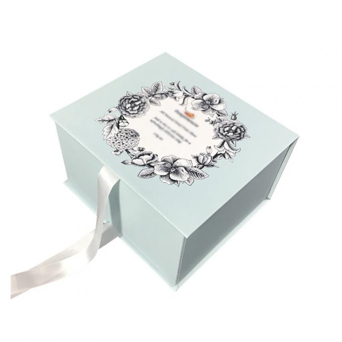 Le ruban magnétique 120-400G d'ODM Flip Top Gift Box With d'OEM a enduit 2