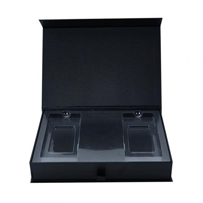 400G a enduit l'emballage de Flip Top Cosmetic Gift Box de la matte magnétique de crochet UV 0