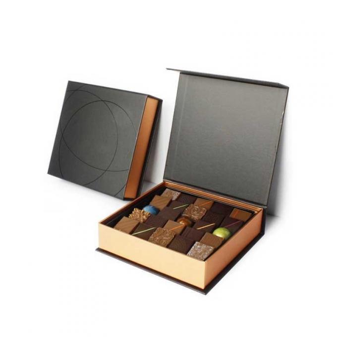 Matt Lamination Chocolate Gift Box empaquetant l'ODM d'OEM fait sur commande de logo 0