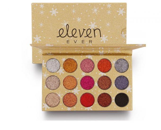 Palette vide magnétique de fard à paupières de 15 couleurs avec le miroir C1S C2S 1