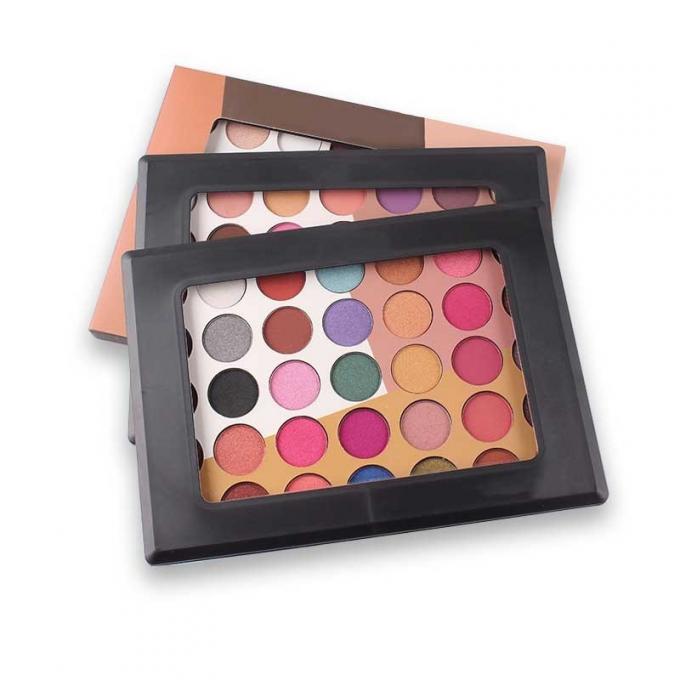 Palette vide de fard à paupières de Pantone avec l'impression en soie de miroir 0