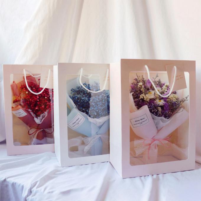boîtes de présentation de fleur de carton de 20*12cm avec le vernis UV de couvercles 1