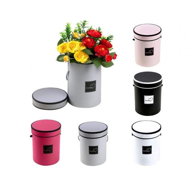 Boîtes rondes CCBN 250gsm de fleur de carton de bouquet de Pantone 0