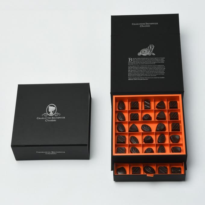 Truffe de chocolat d'effet d'hologramme empaquetant glissant l'ODM d'OEM de boîte-cadeau de tiroir 1