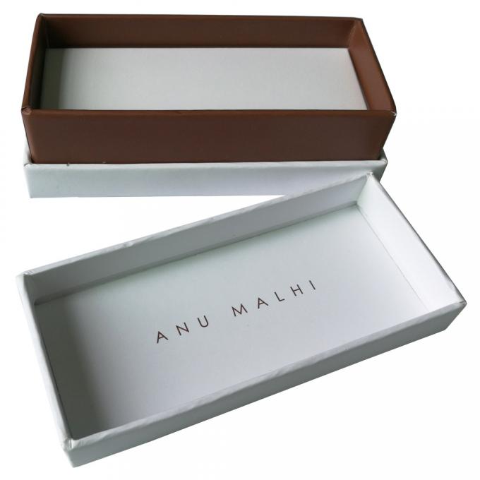 boîte-cadeau de luxe de la bougie 100gsm empaquetant le revêtement aqueux 0