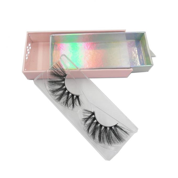 boîte magnétique de cil de papier de fantaisie du cadeau 100g avec la fenêtre de PVC de PE 1