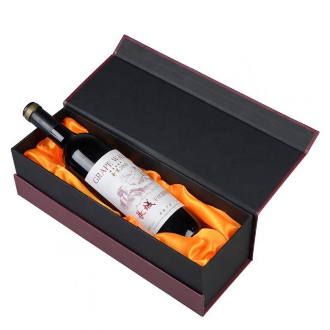 boîte-cadeau durs de boisson alcoolisée de 1500gsm 1800gsm empaquetant le vernissage 0
