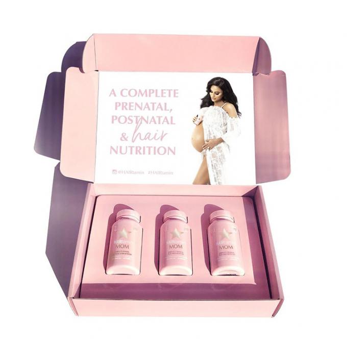 le parfum de papier de 2.5mm empaquetant les boîte-cadeau plats avec des couvercles arrosent le vernissage 1