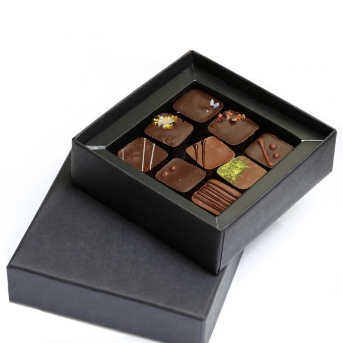 boîte-cadeau du chocolat 4C empaquetant les boîtes en carton écologiques 128gsm 2