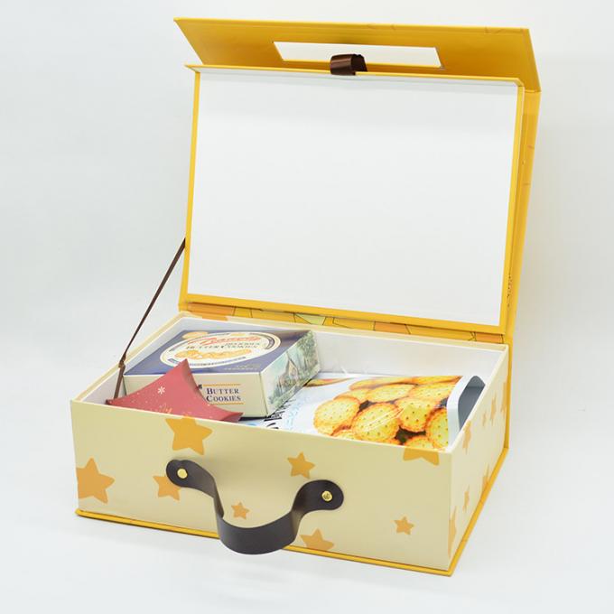 La valise faite sur commande en gros d'anniversaire a formé des boîte-cadeau de carton d'aimant de boîte-cadeau d'enfants avec le bruit 3d et les manipule 1